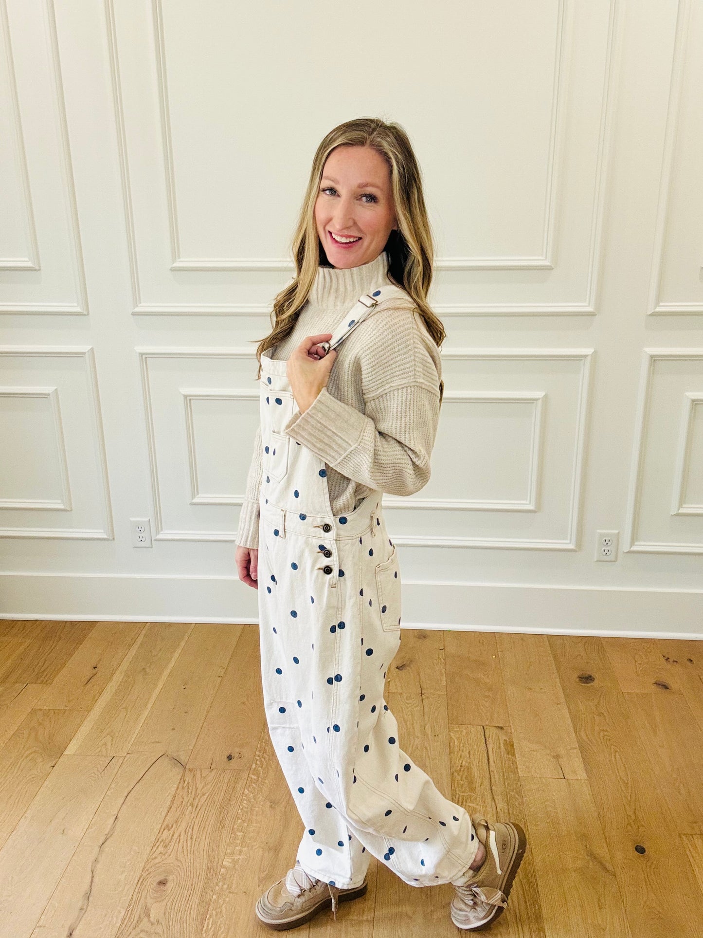 Lainey Polka Dot Overalls