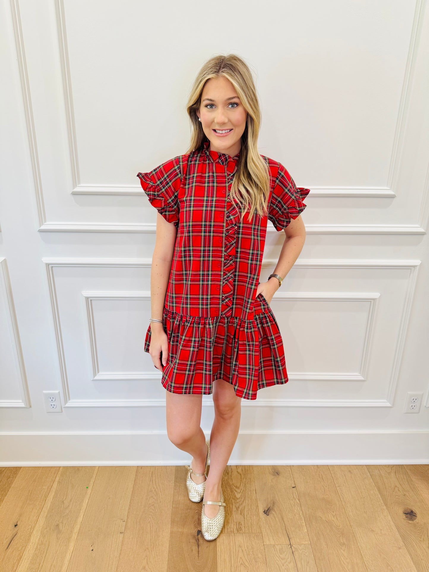 Holly Dayz Plaid Dress