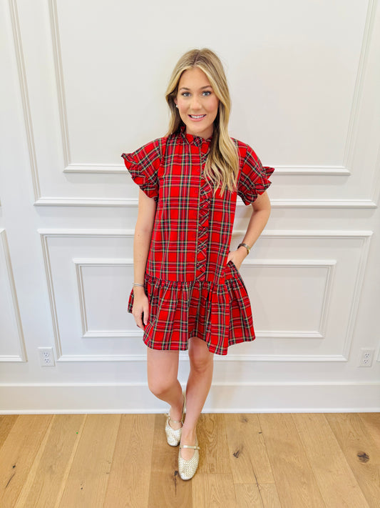 Holly Dayz Plaid Dress