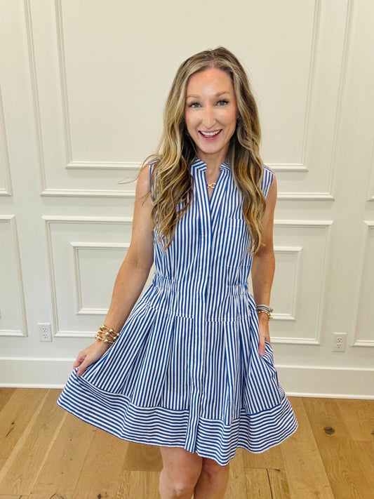 Liv Dress - Blue