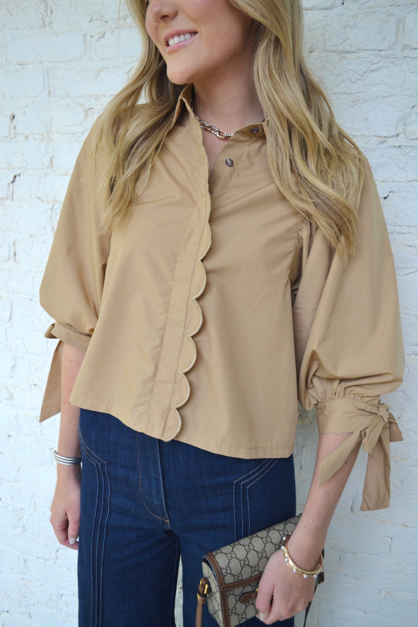 Isabella top - latte