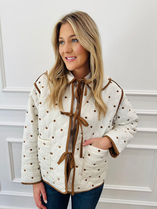 Preslie Polka Dot Jacket