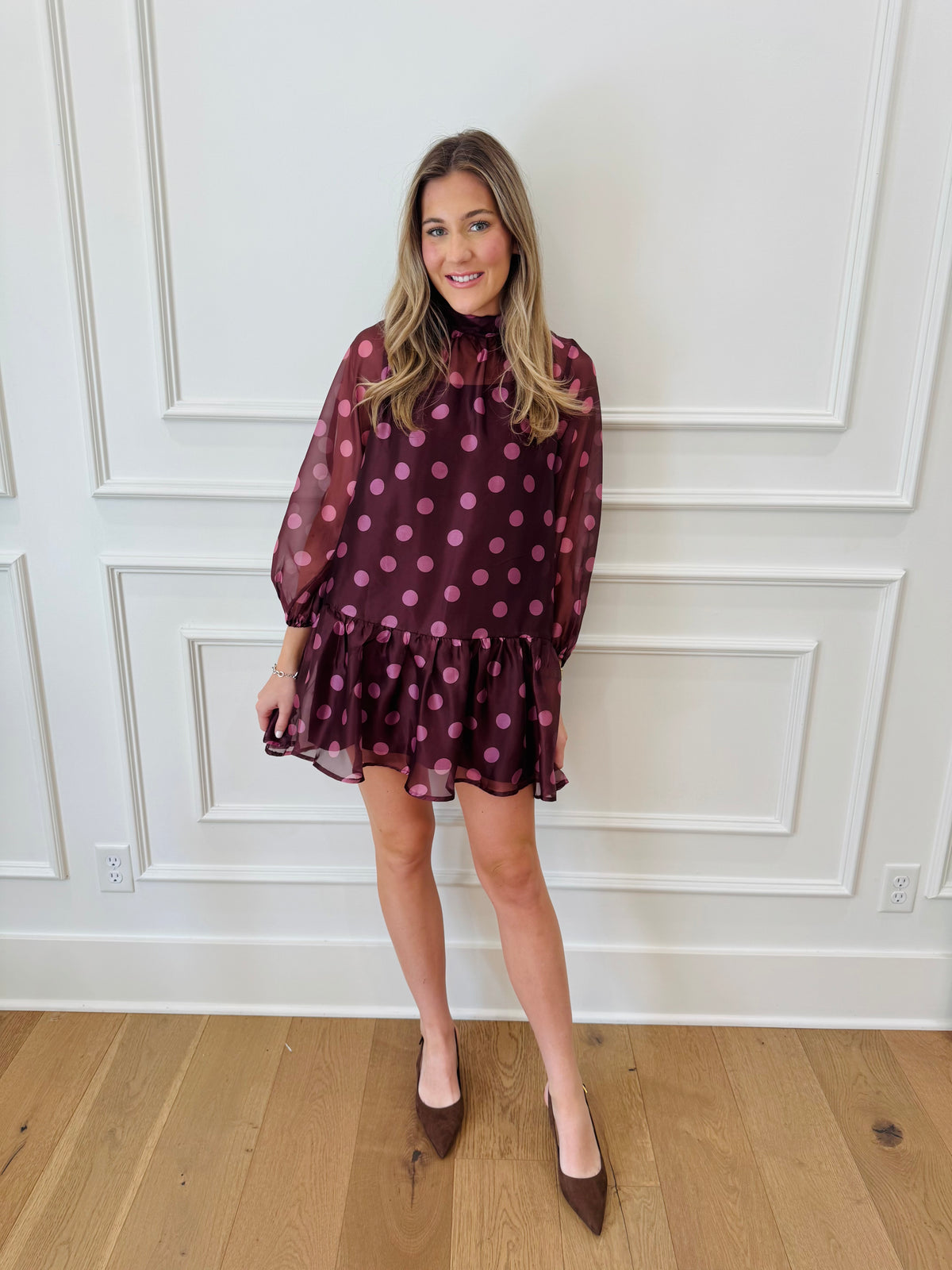 Rosalie Polka Dot Dress