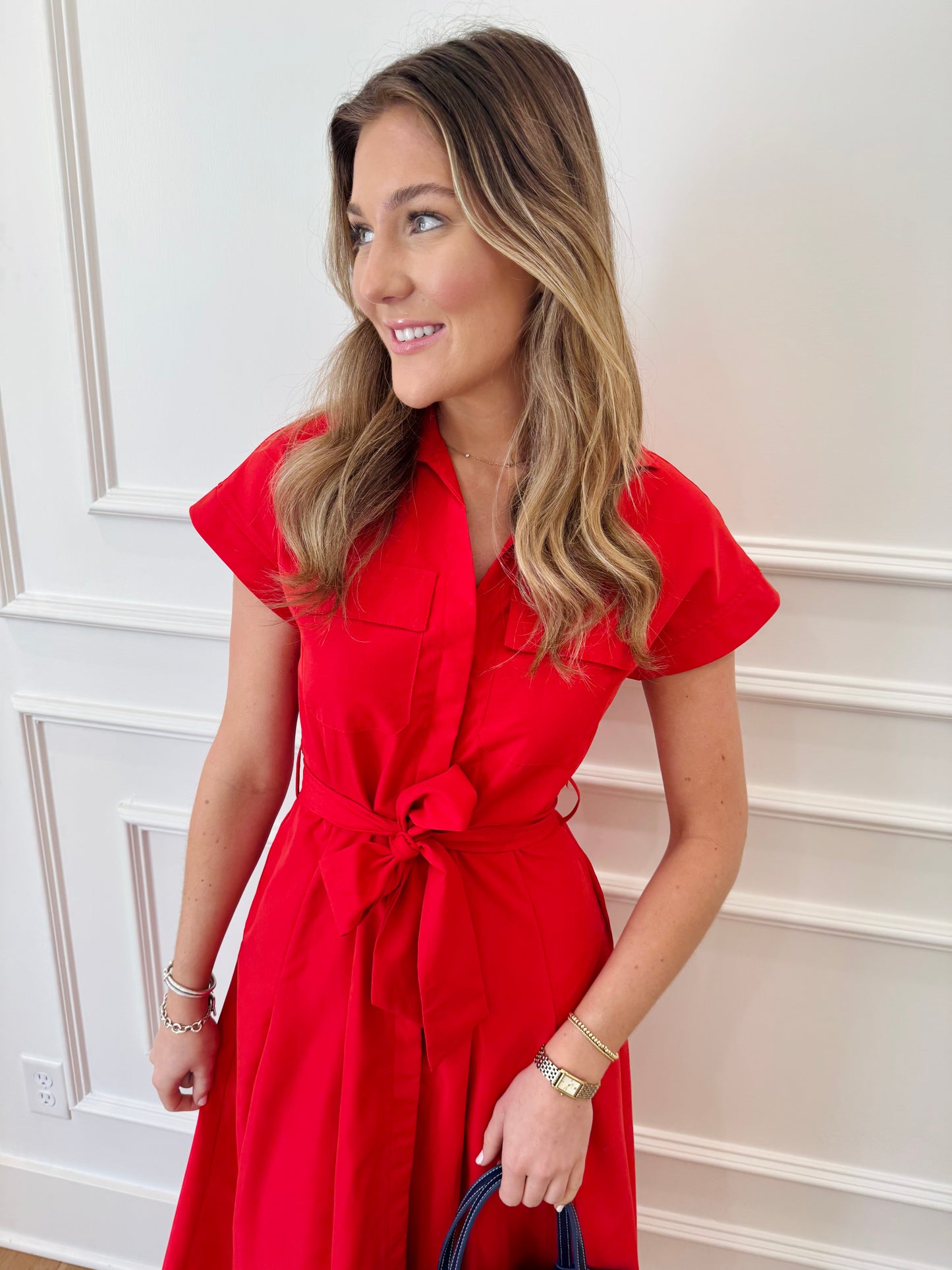 Hollie Dress - Red