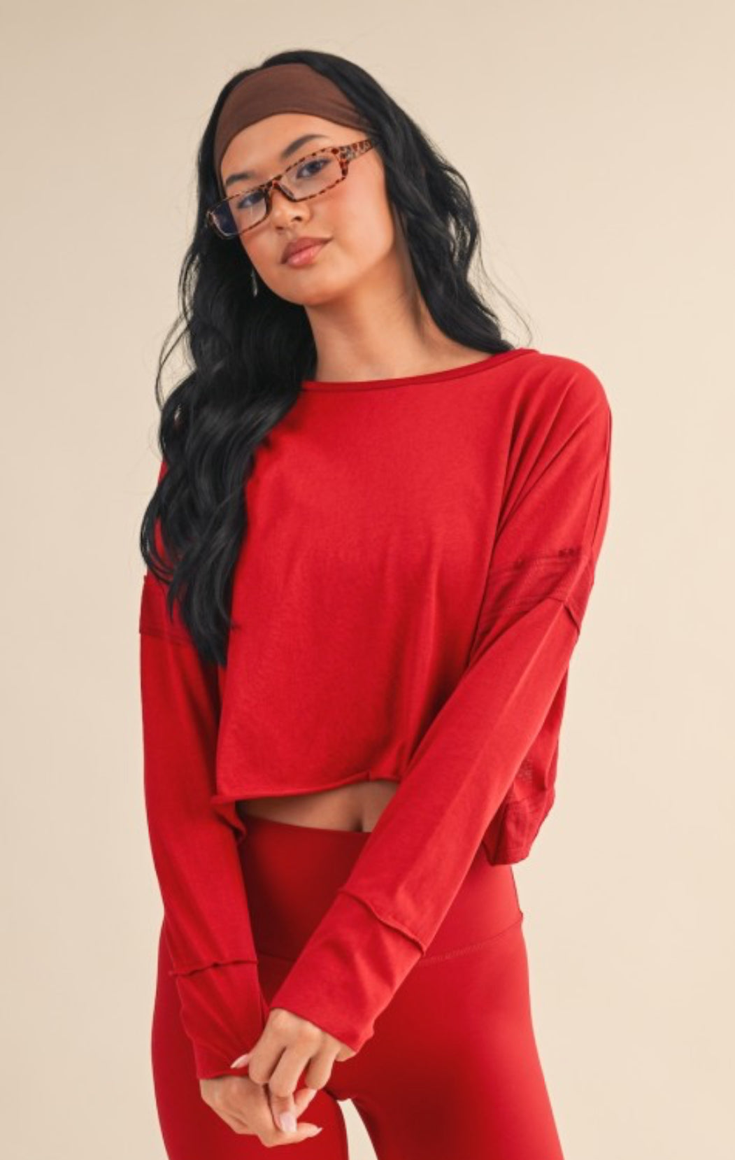 Daily Routine Tee - Dark Red