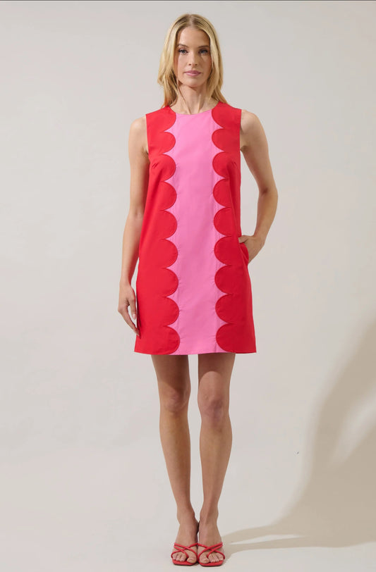 Elliana Color Block Dress - Sugarlips