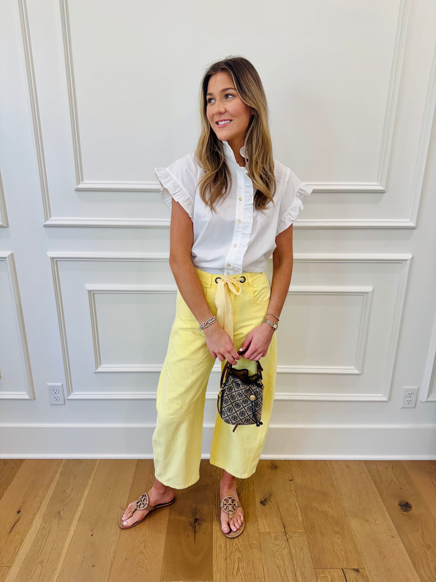 Mari Barrel Jeans - Yellow