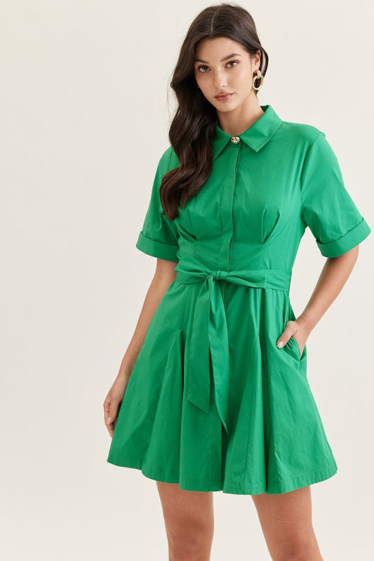 Milla Dress - Green
