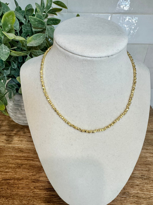 Square Beaded Necklace