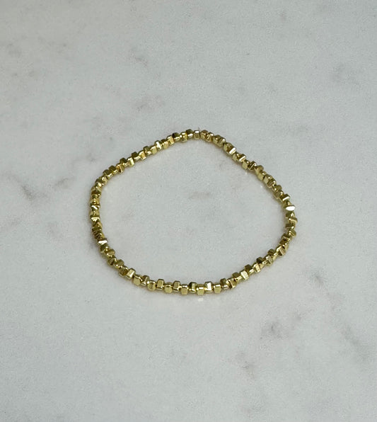 Squared Beaded Bracelet