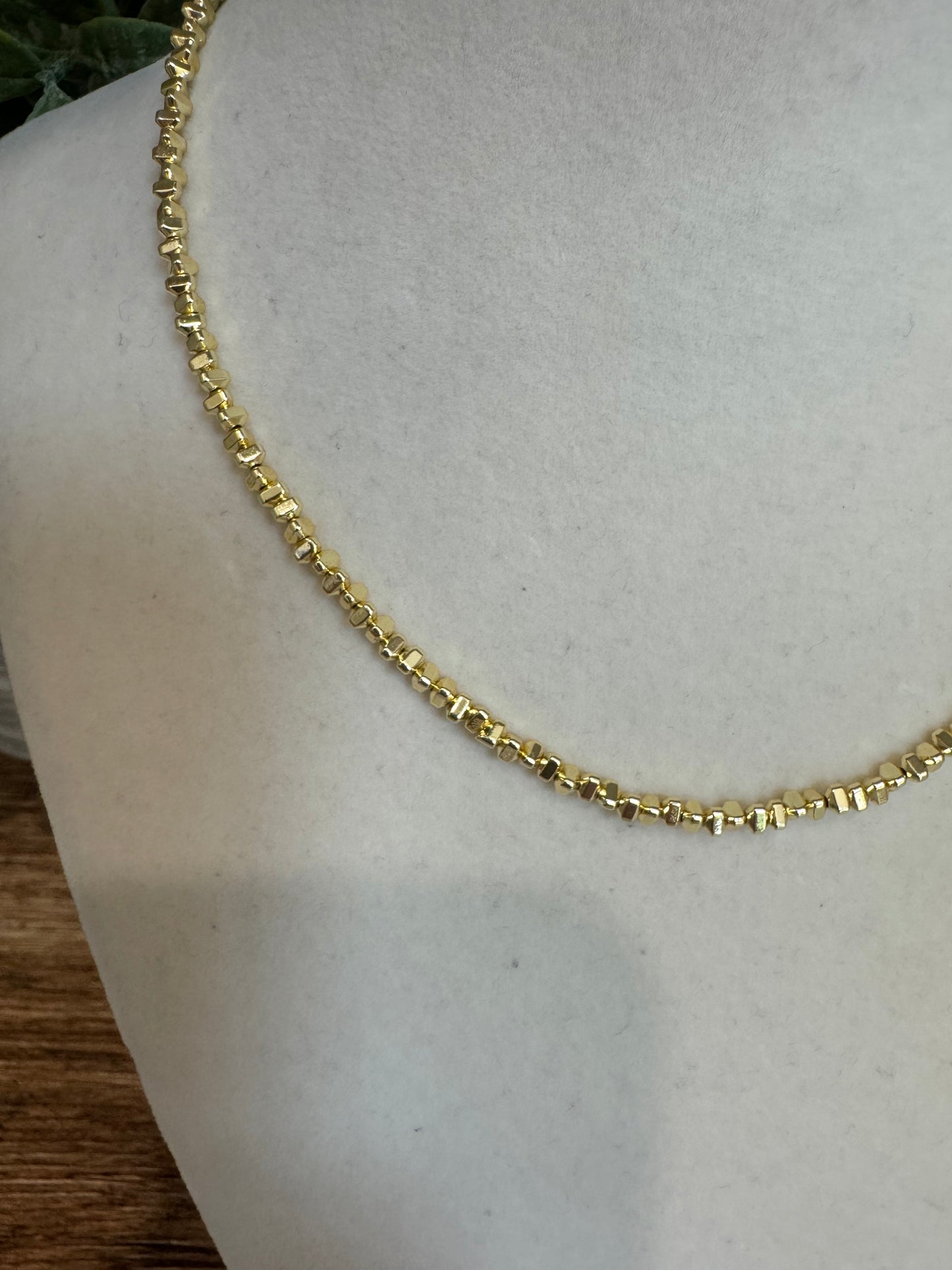 Square Beaded Necklace