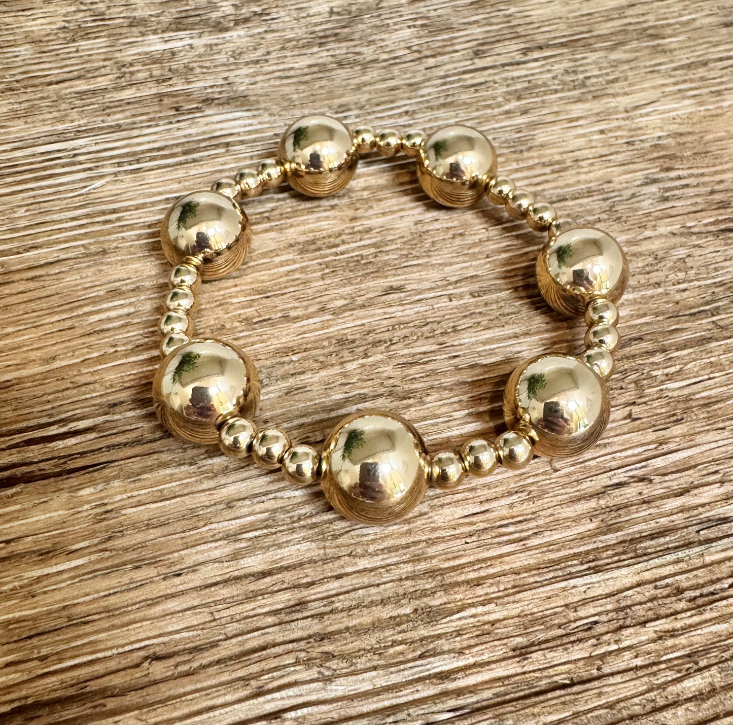Large Stretchy Beaded Bracelet