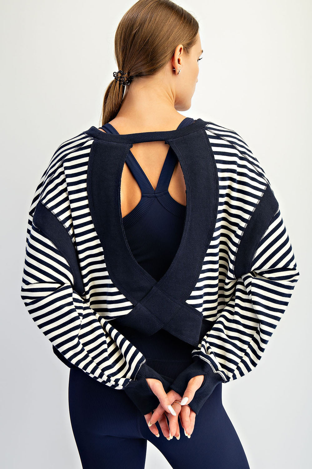 Time To Move Top - Navy