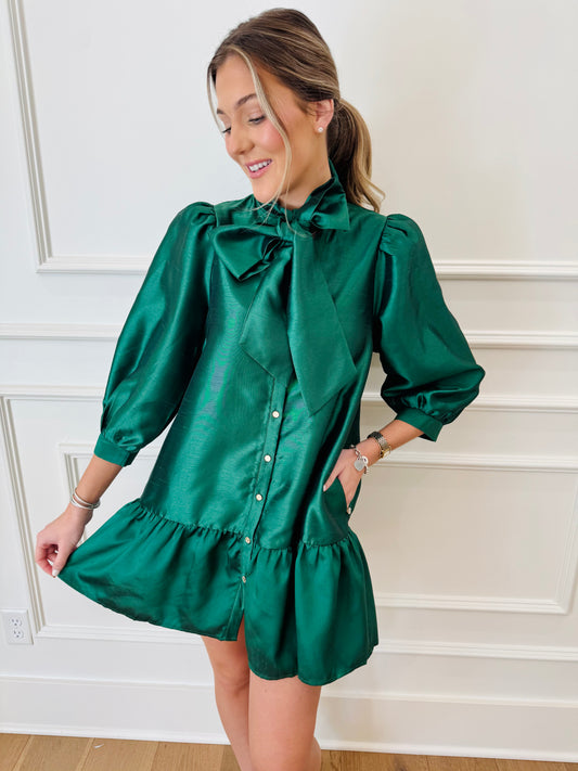 The Very Merry Dress - Green