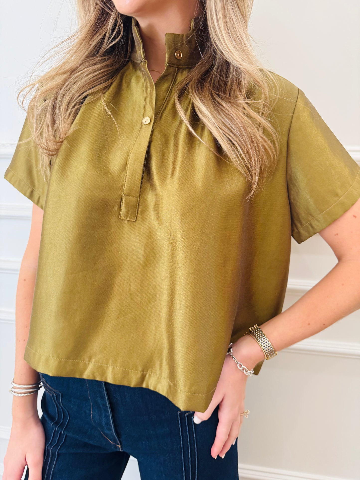 The Winter Social Top - Charteuese