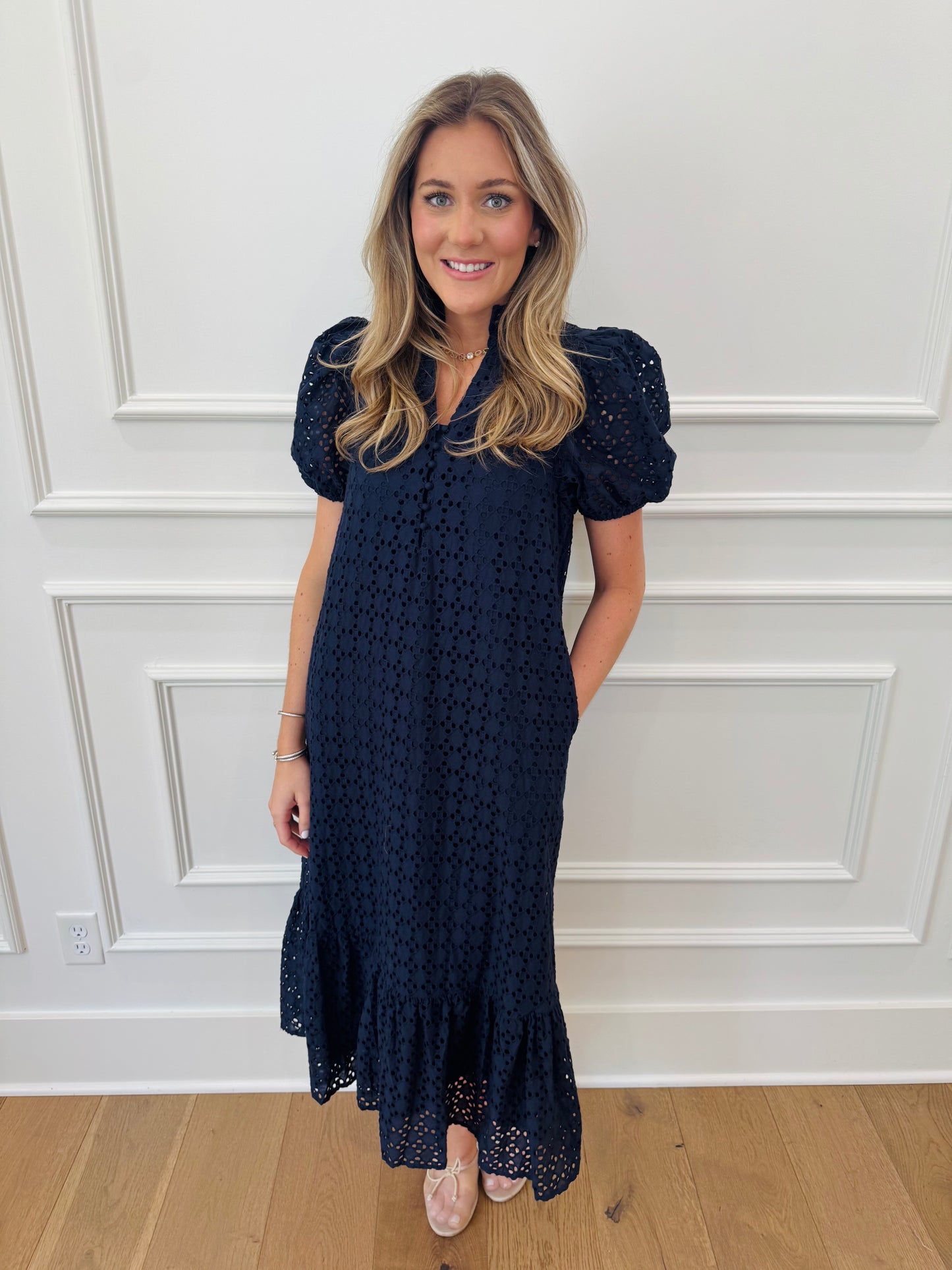 Madeline Eyelet Maxi